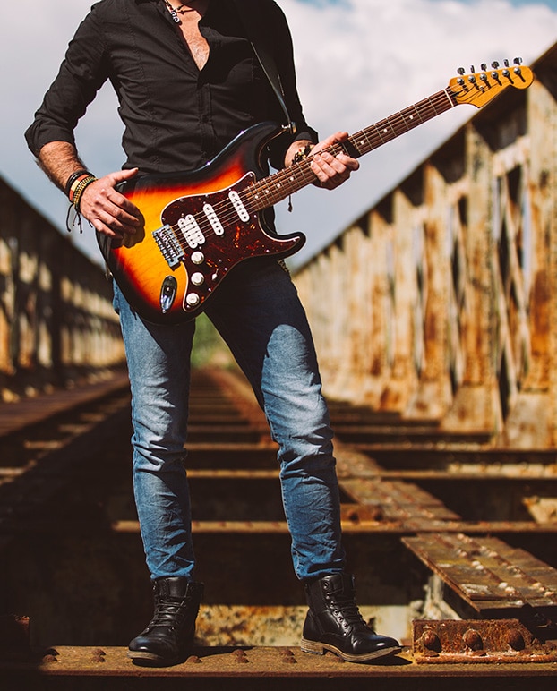 Man with guitar