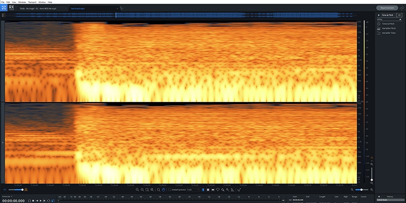 iZotope RX - Spectrogram